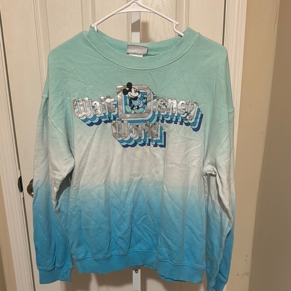 Disney Blue Long Sleeve Graphic Sweatshirt